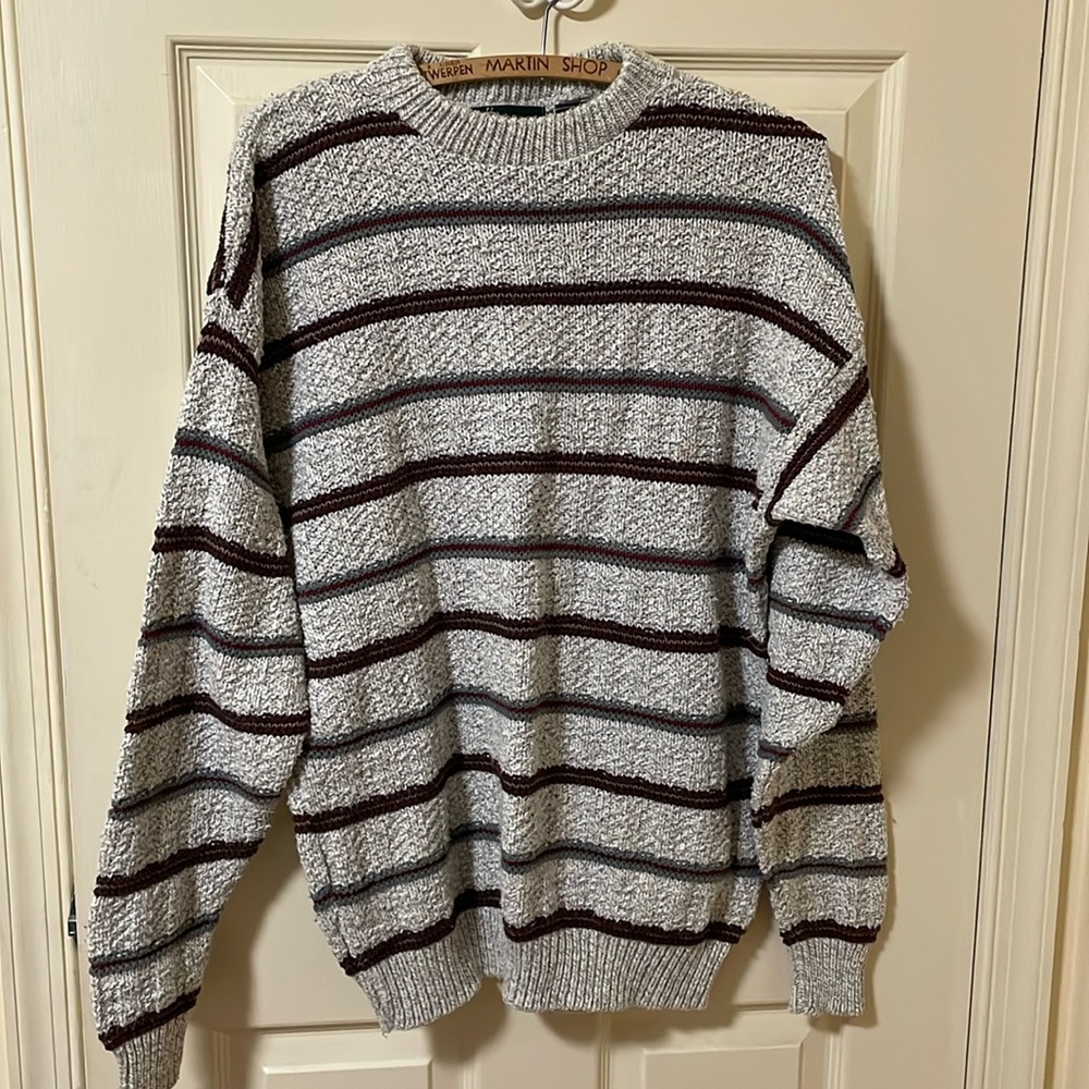 Mens cotton crewneck sweater
